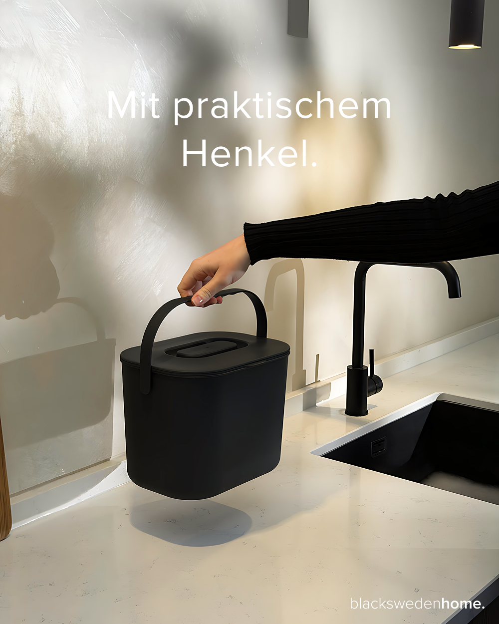Bio Mülleimer - mit Innensieb