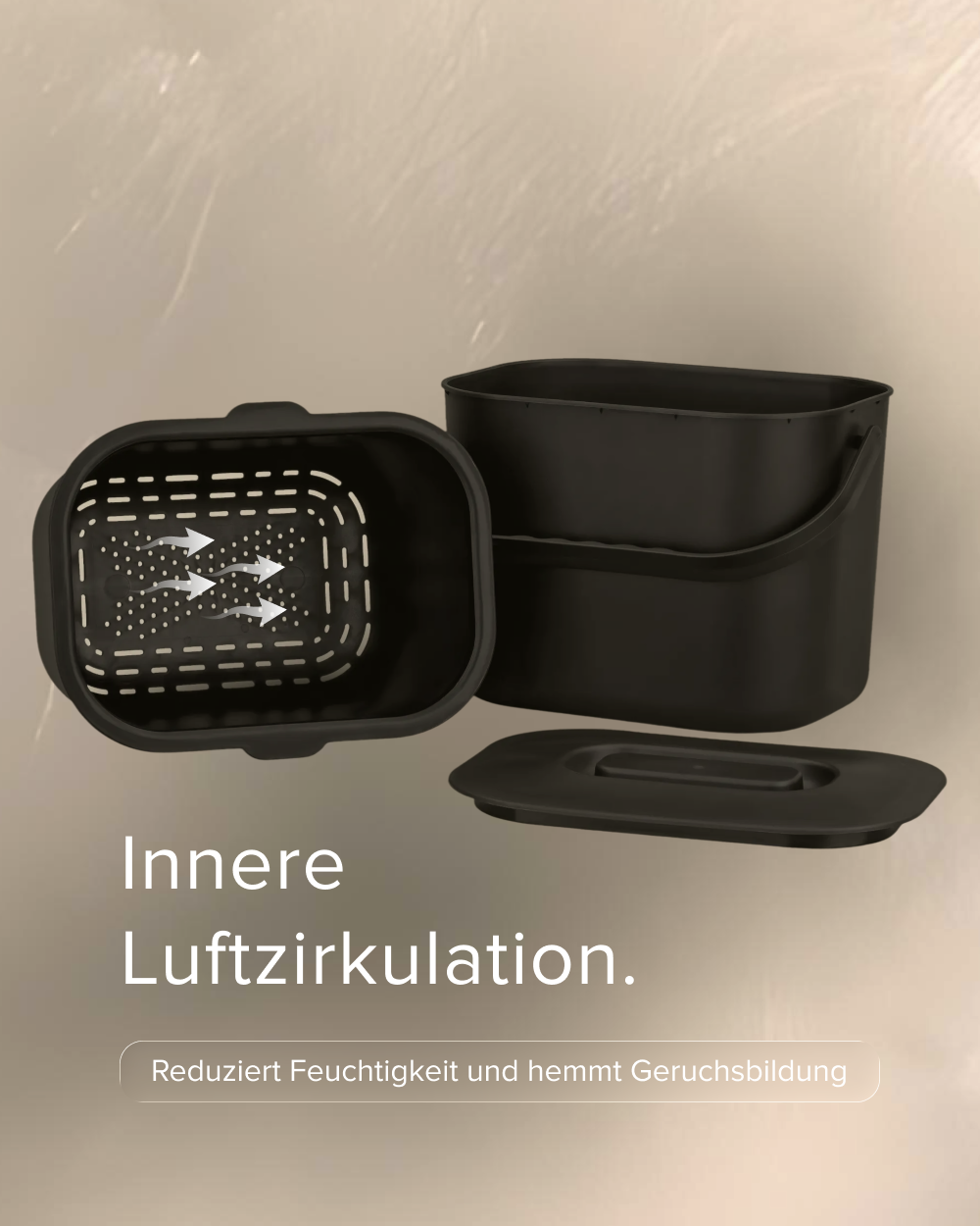 Bio Mülleimer - mit Innensieb
