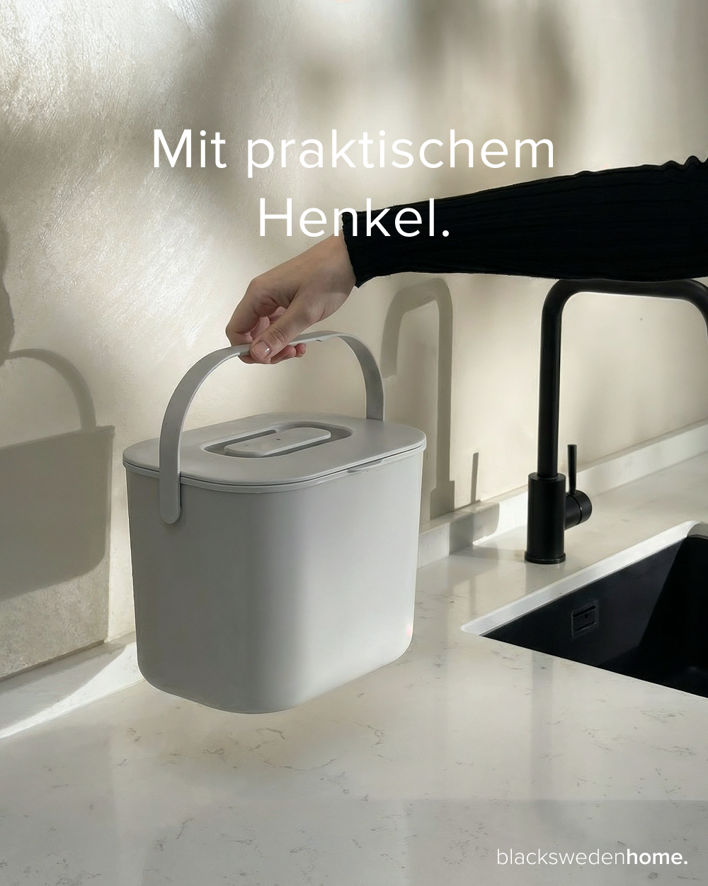 Bio Mülleimer - mit Innensieb