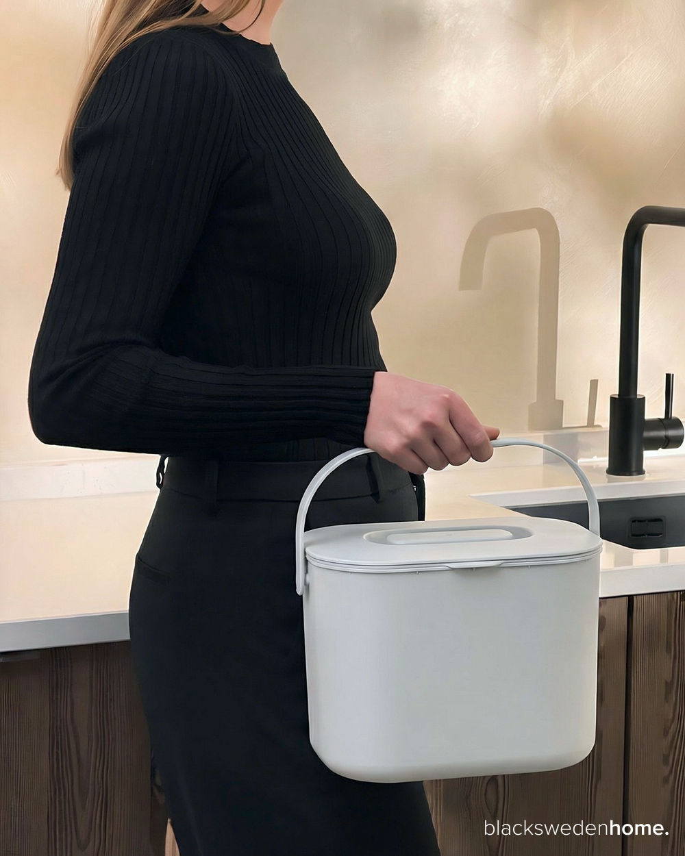 Bio Mülleimer - mit Innensieb