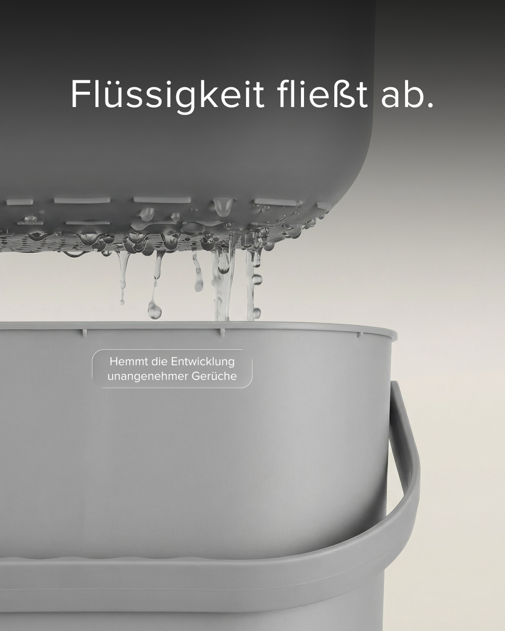 Bio Mülleimer - mit Innensieb