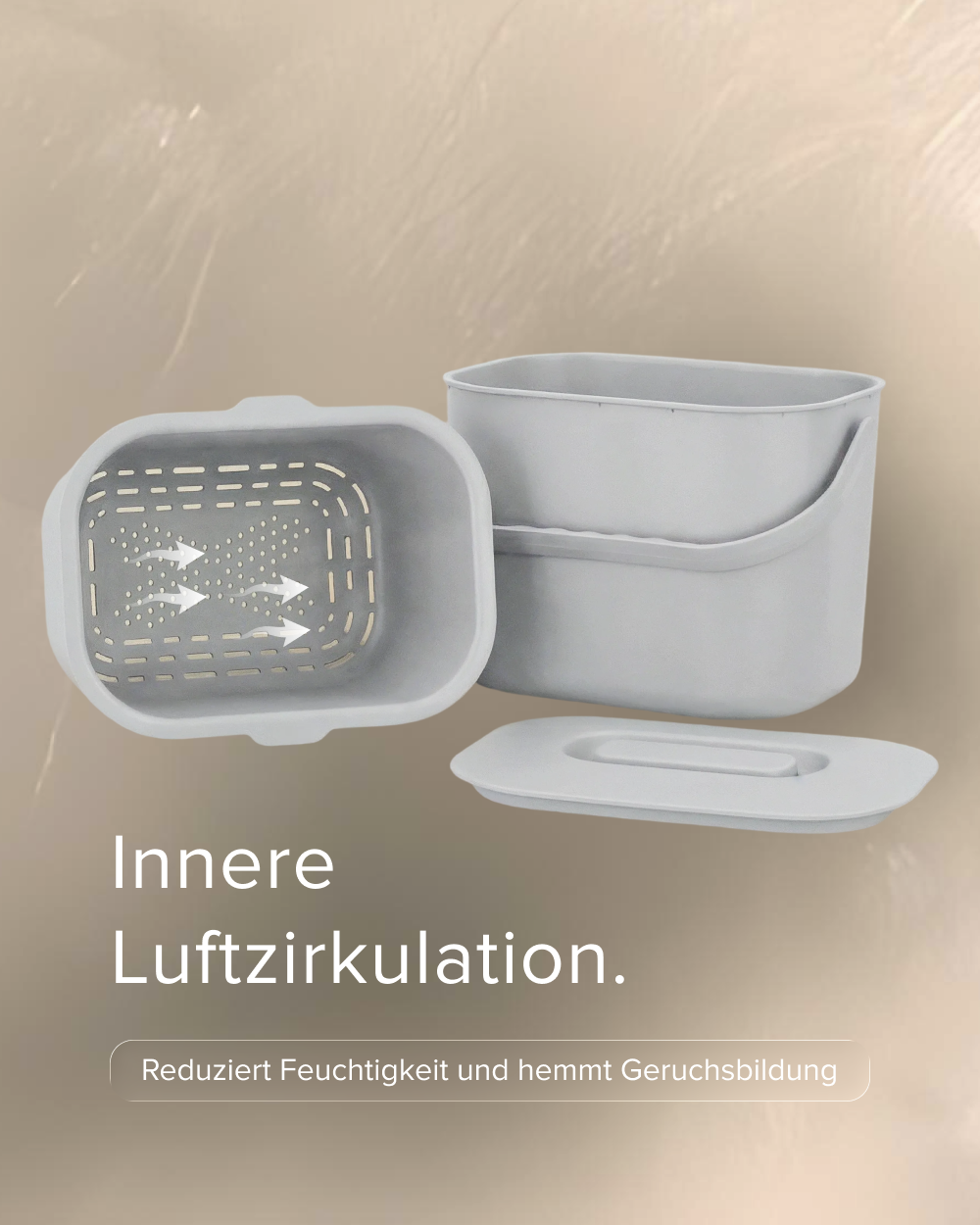 Bio Mülleimer - mit Innensieb