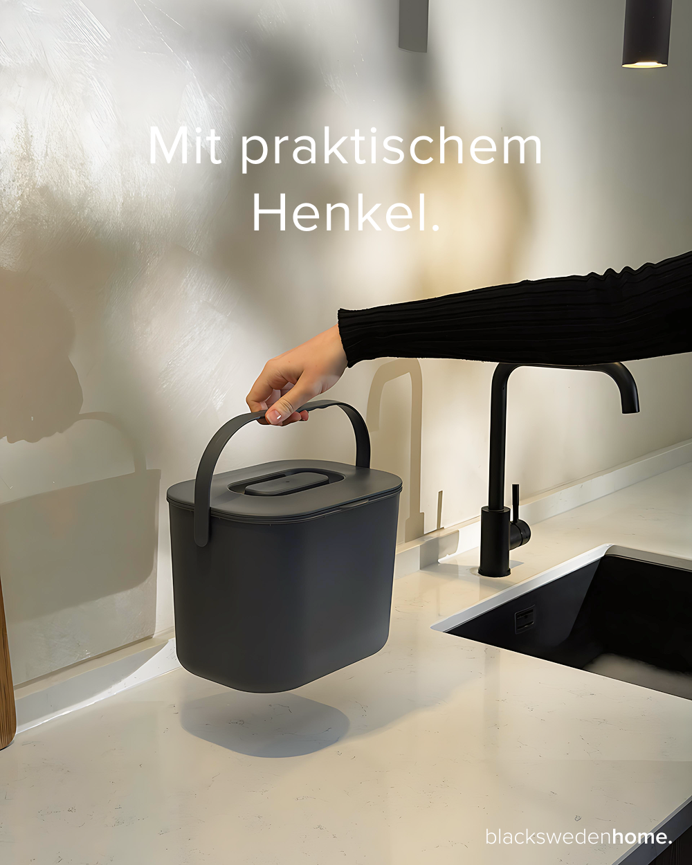 Bio Mülleimer - mit Innensieb