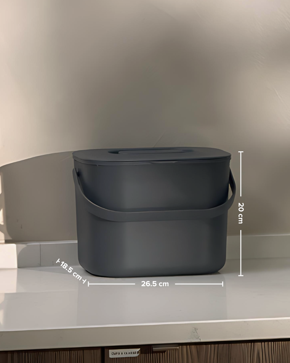 Bio Mülleimer - mit Innensieb