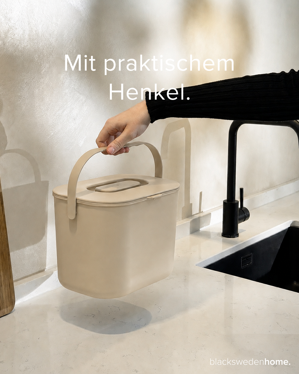 Bio Mülleimer - mit Innensieb