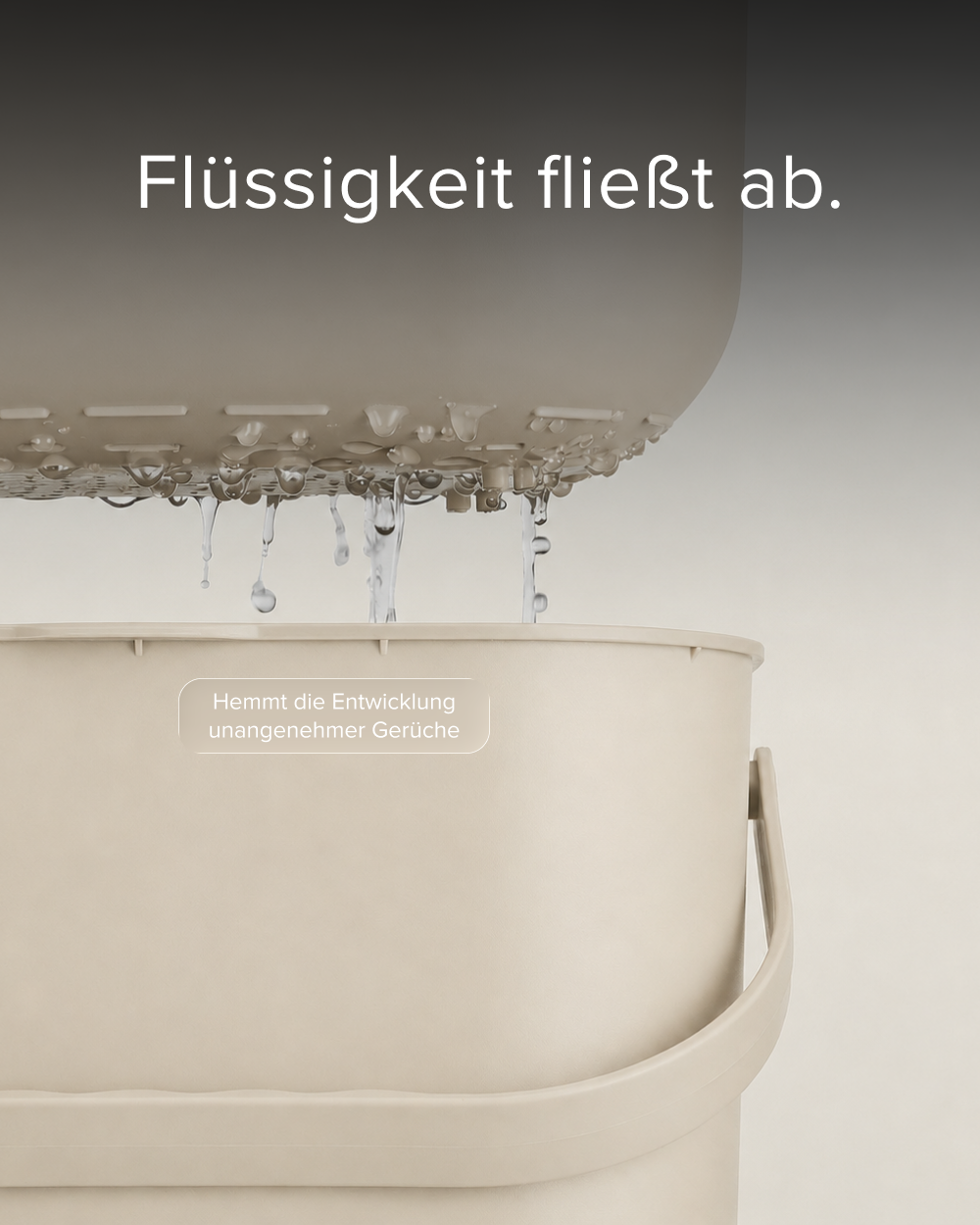 Bio Mülleimer - mit Innensieb