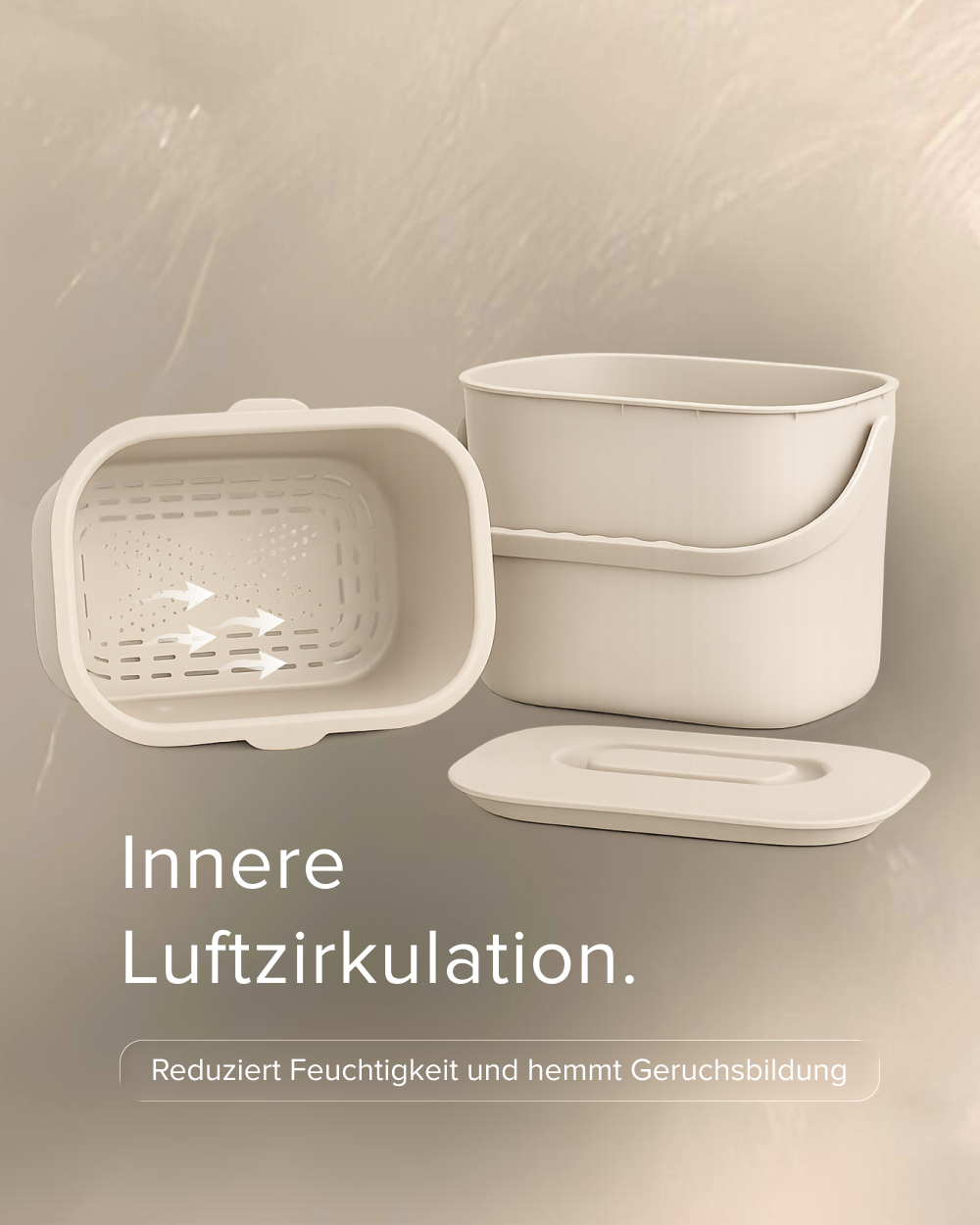 Bio Mülleimer - mit Innensieb